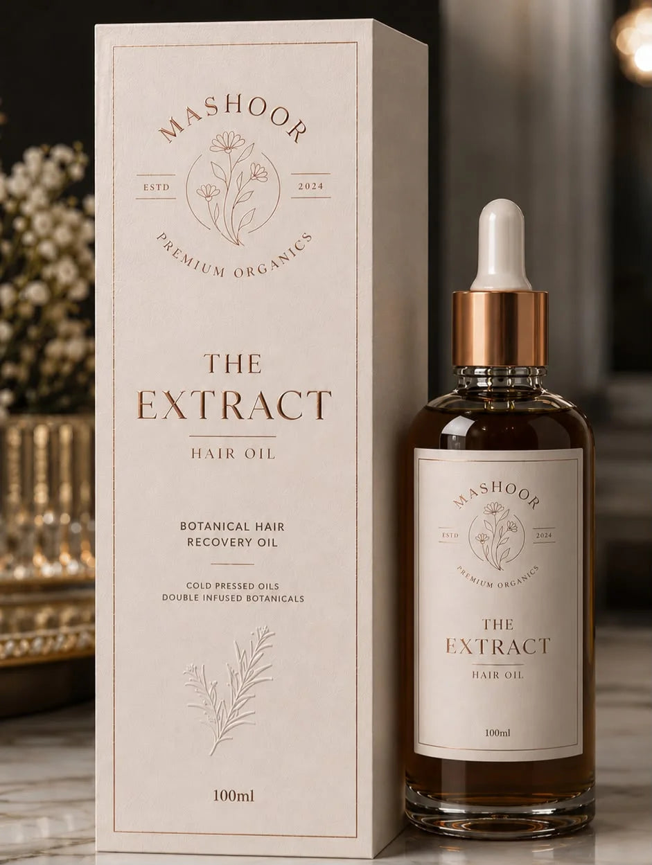 The Extract — Nine-Herb Cold-Pressed Hair Elixir