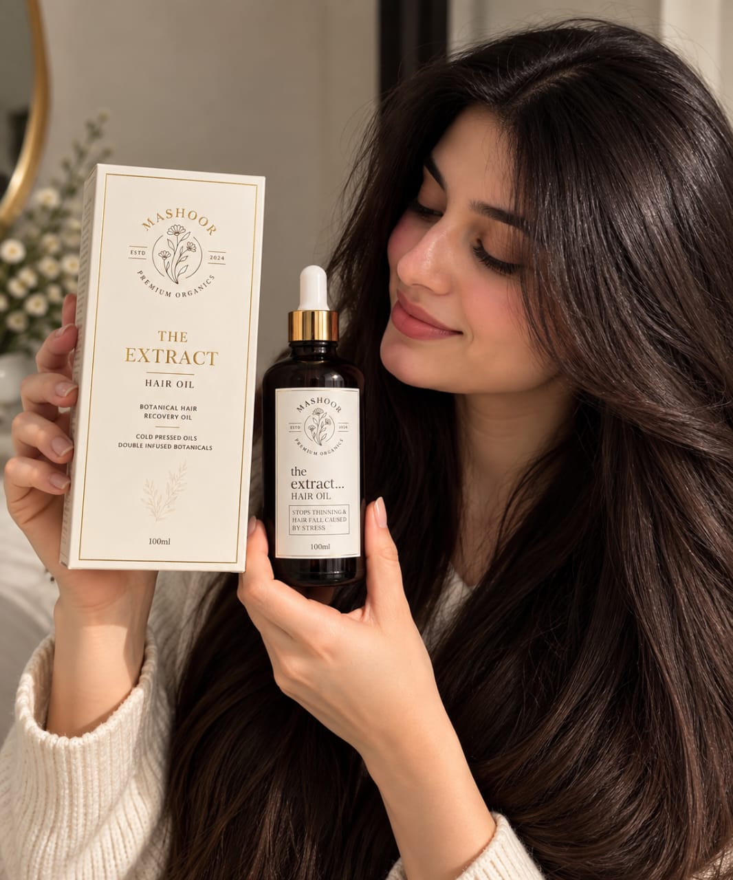The Extract — Nine-Herb Cold-Pressed Hair Elixir